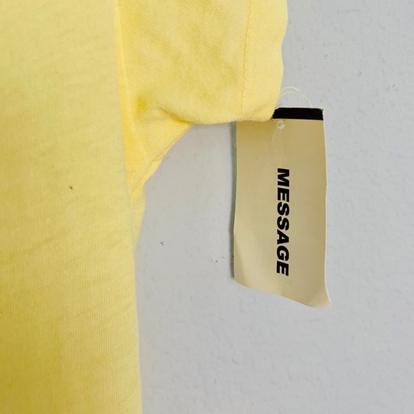 NWT Stranded Yellow  ‘I ♥️ My Bike’ T-shirt M - Picture 5 of 6